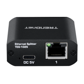 Splitter RJ45 Gigabit 1 IN, 2 OUT, USB-C - TRENDnet TEG-102S TRENDnet - 1